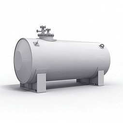 Резервуар горизонтальный стальной двустенный РГСД