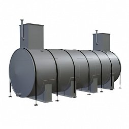 Резервуар горизонтальный стальной подземный РГСП