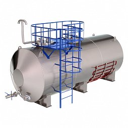 Резервуар горизонтальный стальной наземный РГСН